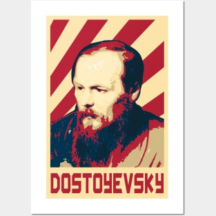 Fyodor Dostoyevsjy Retro Posters and Art